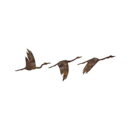 Wallity Rusty Birds 1 Decoración de Pared de Metal